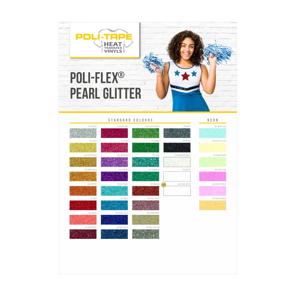 Farbkarte POLI-FLEX® Pearl Glitter