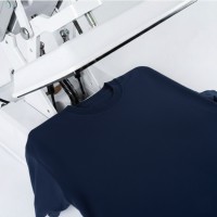 Das Vorpressen von Textilien