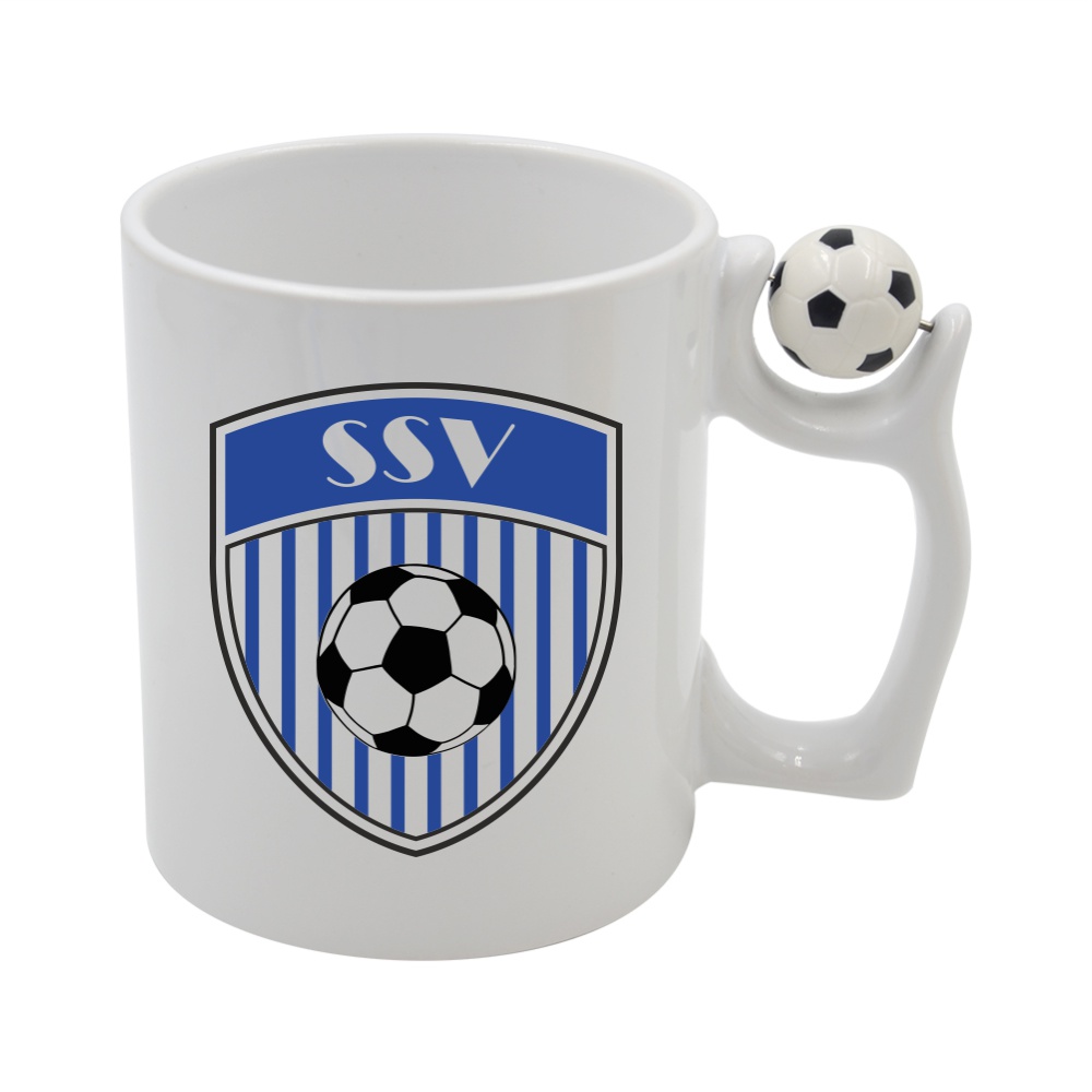 Subli-Print® Keramiktasse Fußball